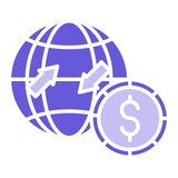 Global Cash Transfer Icon