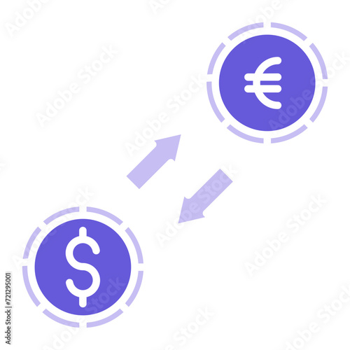 Dollar to Euro Convert Icon