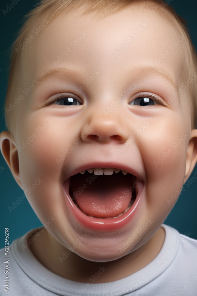 Niño pequeño sonriendo feliz. Niño pequeño sonriendo feliz.