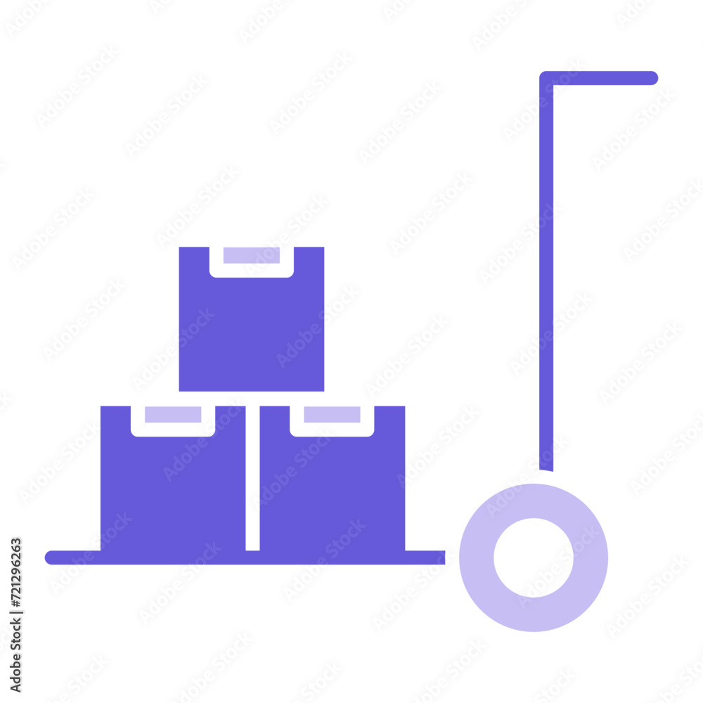 Hand Trolley Icon Hand Trolley Icon