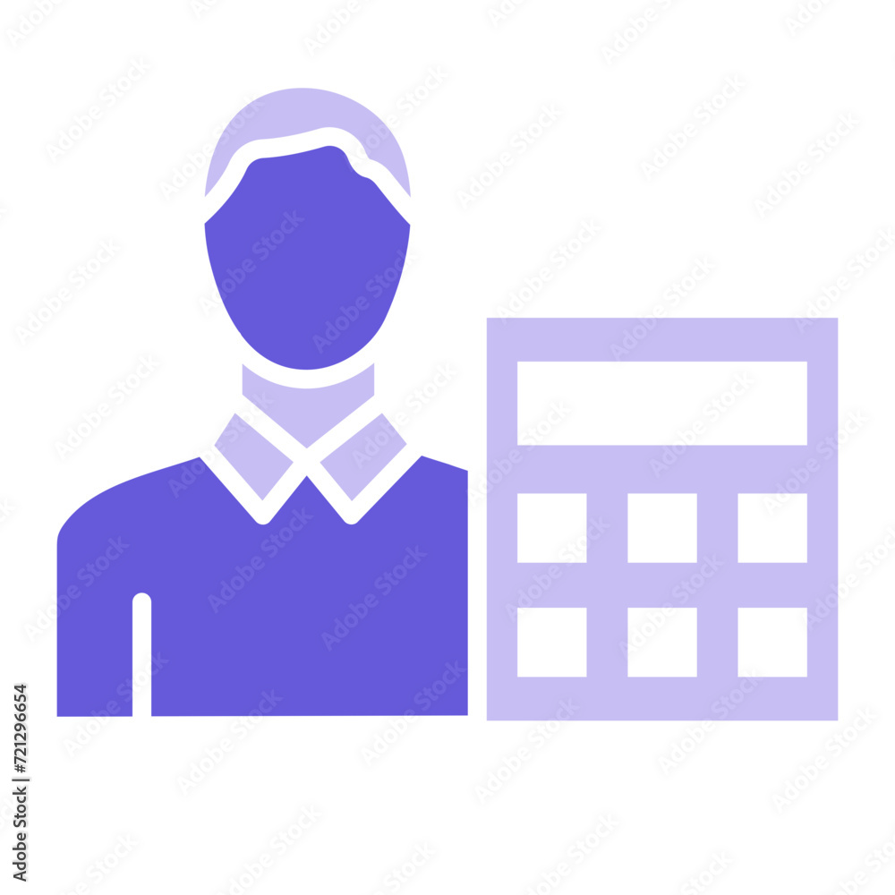 Accountant Icon of Accounting iconset. Accountant Icon of Accounting iconset.