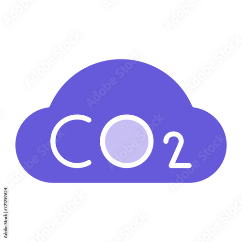 Carbon dioxide Icon of Renewable Energy iconset.