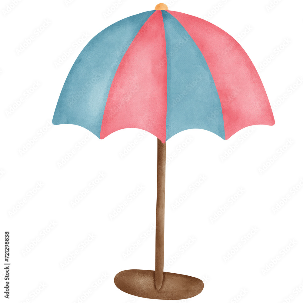 Colorful Umbrella Providing Sunshade and Rain Protection Colorful Umbrella Providing Sunshade and Rain Protection