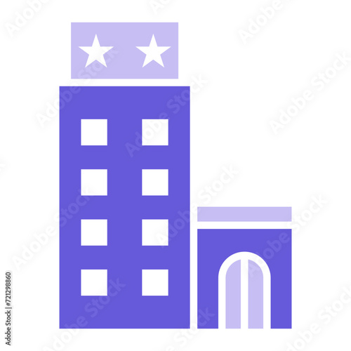 2 Star Hotel Icon of Hotel Management iconset.