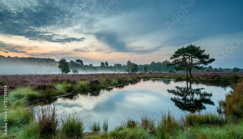 Teich in der Heide im Morgengrauen © Marcel