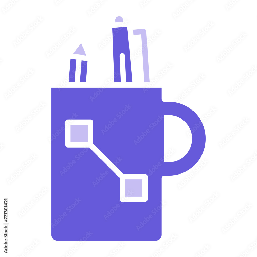 Pencil Cup Icon of Office Stationery iconset. Pencil Cup Icon of Office Stationery iconset.