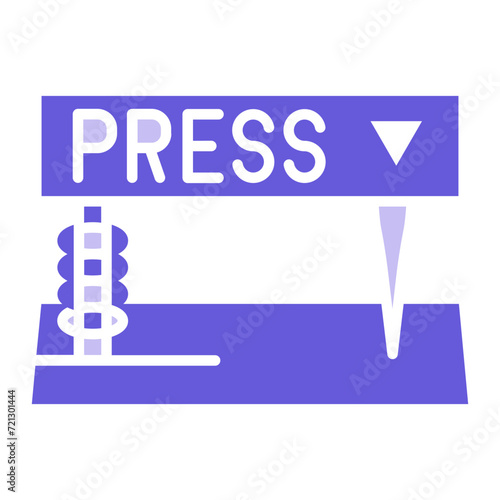 Hole Puncher Icon of Office Stationery iconset.