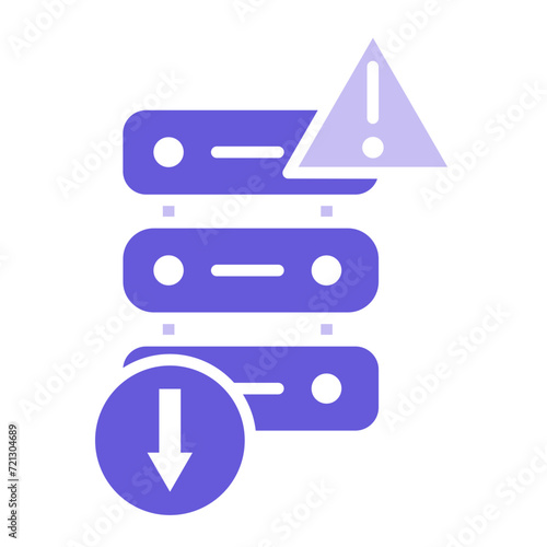 Server Down Icon of Cyber Security iconset.