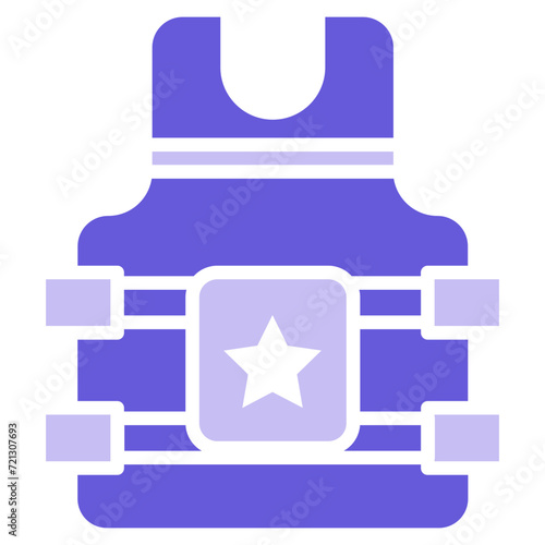 Bulletproof Vest Icon of Military iconset.