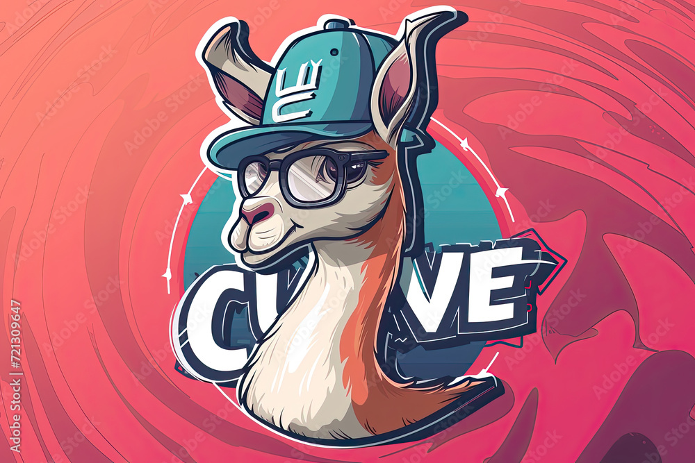 Lama Alpaca face avatar. Animal emoji. Lama Alpaca face avatar. Animal emoji.