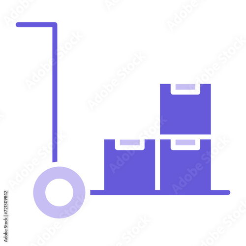 Trolley Icon of Delivery and Logistics iconset.