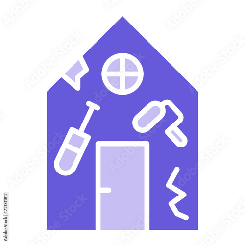 House Renovation Icon of Real Estate iconset.