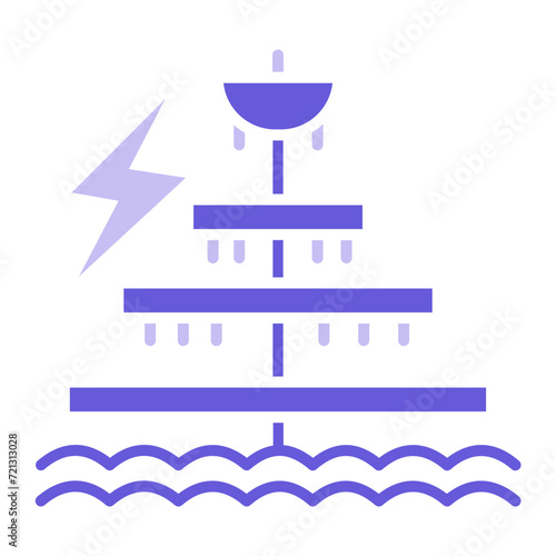 Ocean Energy Icon of Sustainable Energy iconset.