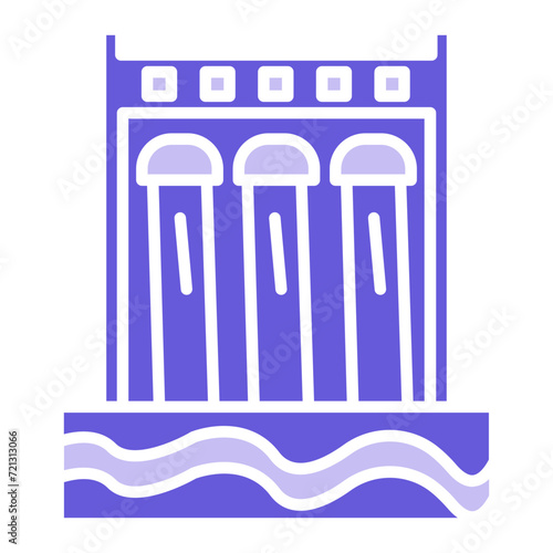 Hydroelectricity Icon of Sustainable Energy iconset.