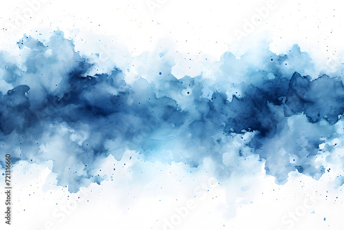 blue abstract watercolor clouds texture 
