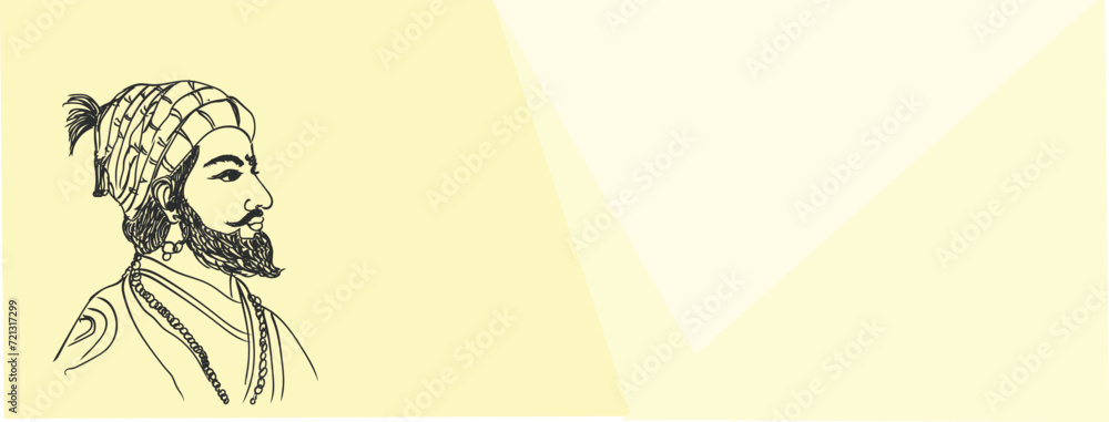 Fototapeta premium Shivaji Maharaj believed in empowering the common people and strengthening their role in society