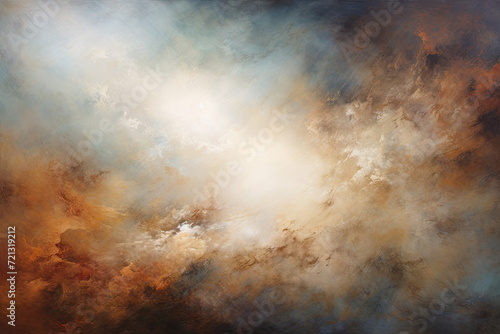 Abstract grunge background with space for text or image. Oil painting style © Kitta