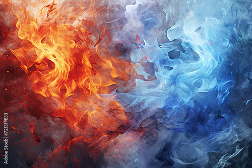 Fire flames on black background. Abstract fire background. Design element