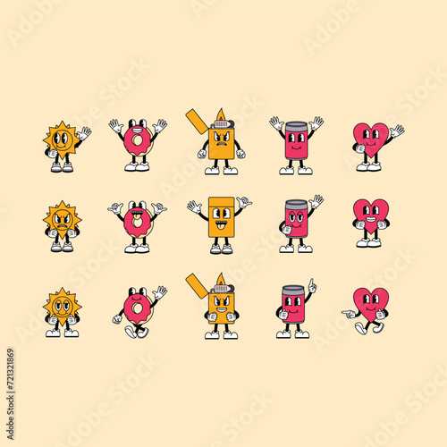 Groovy Cartoon Character Illustration
