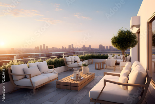 Luxury Penthouse Apartments with Private Terraces