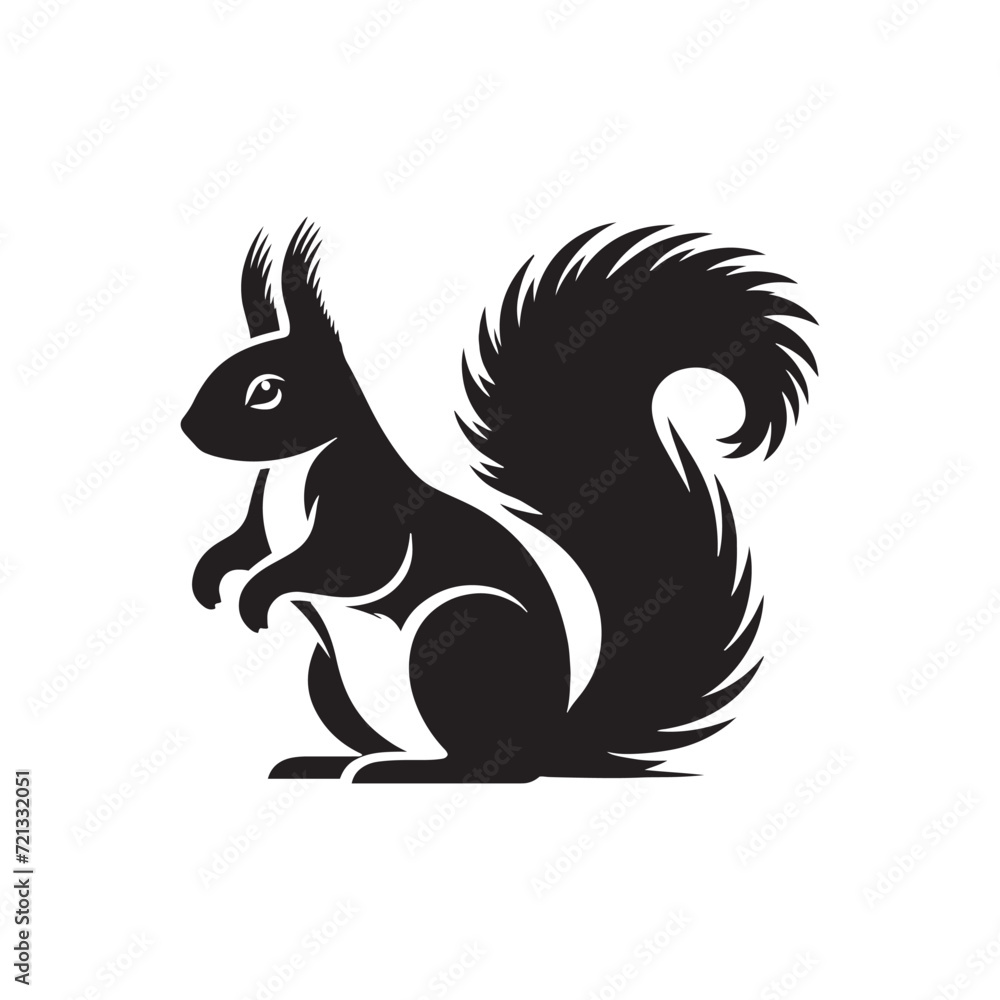 Energetic Woodland Spirits: Squirrel Silhouette Series Evoking the Energetic and Spirited Essence of Forest Life - Squirrel Illustration - Squirrel Vector - Animal Silhouette Vector
Energetic Woodland Spirits: Squirrel Silhouette Series Evoking the Energetic and Spirited Essence of Forest Life - Squirrel Illustration - Squirrel Vector - Animal Silhouette Vector