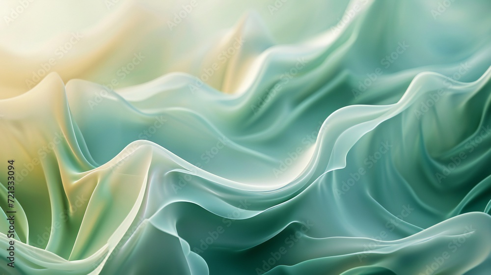 Obraz premium Cinematic grass captivates in a short, fluid dance, a calming ballet of color and waves in a serene landscape.