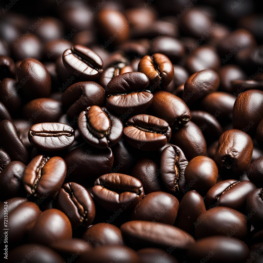 Coffee beans made with artificial intelligence art Coffee beans made with artificial intelligence art