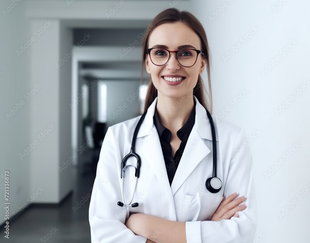 Portrait of female doctor Portrait of female doctor