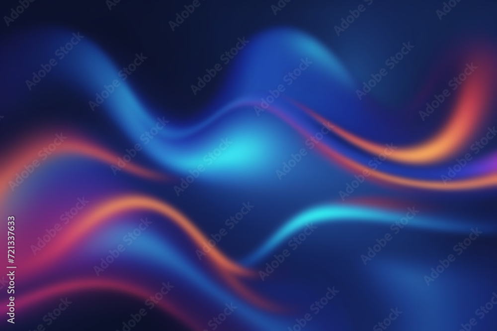 Premium quality Colorful Abstract blur wave background design - obrazy, fototapety, plakaty 