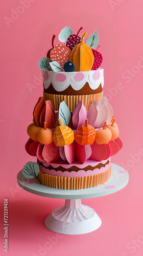 cake paper craft  photo