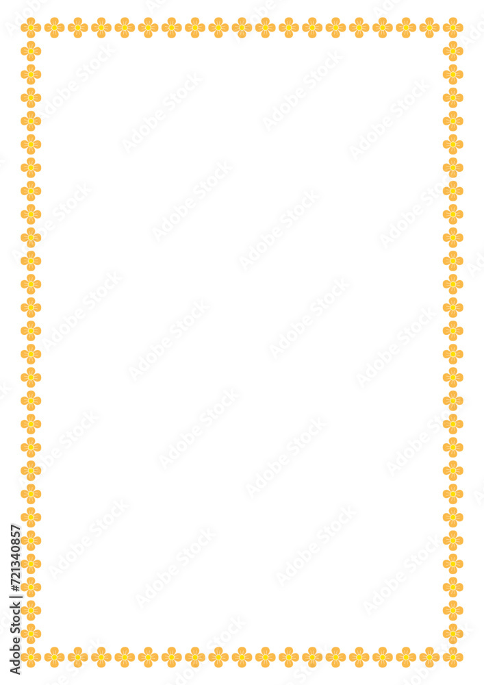 Vector Flower frame with space for your text or photo. Decorative Floral border frame. Vector Flower frame with space for your text or photo. Decorative Floral border frame.