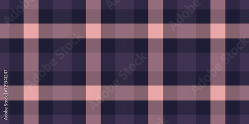 Shabby check pattern textile, pyjamas tartan background texture. Naked seamless plaid vector fabric in dark and pastel colors.