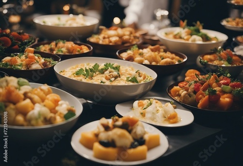 Catering food Cuisine Culinary Buffet Dinner Catering Dining Food Celebration Party Concept