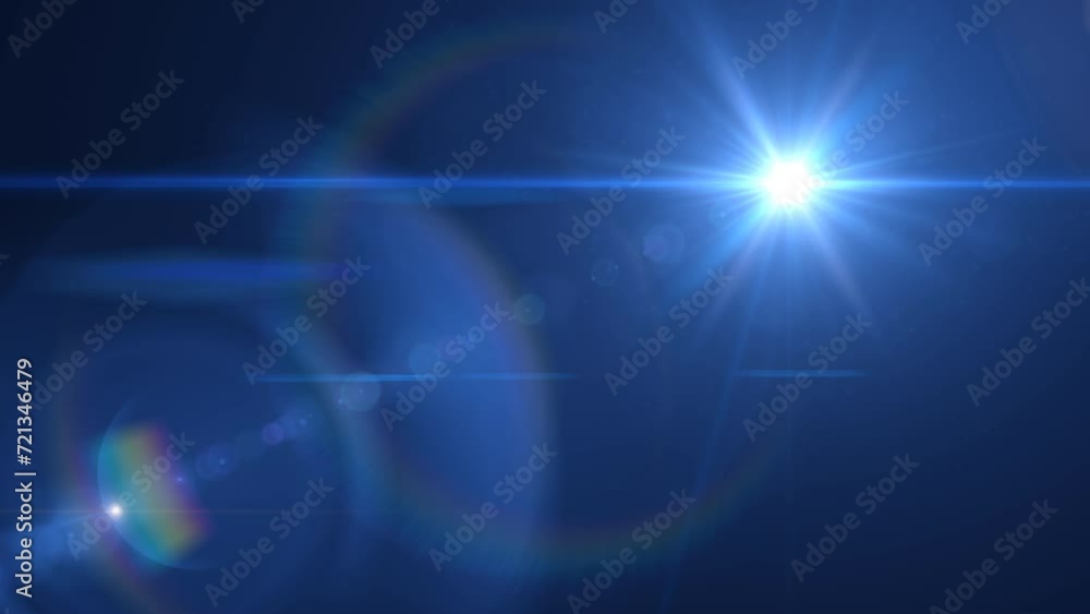 Optical lens flare effect on black backgound Optical lens flare effect on black backgound