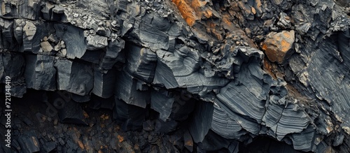 Close-up photography of chimney deposits