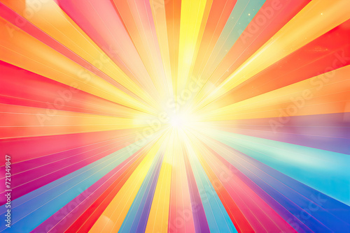 abstract colorful background with rays and beams of light. Vector illustration