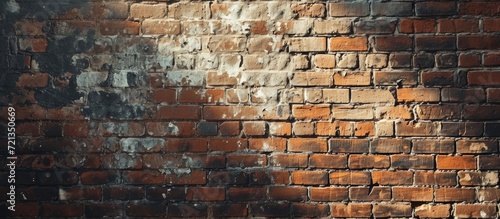 Juneteenth Freedom Day banner with white text on an old brick wall.