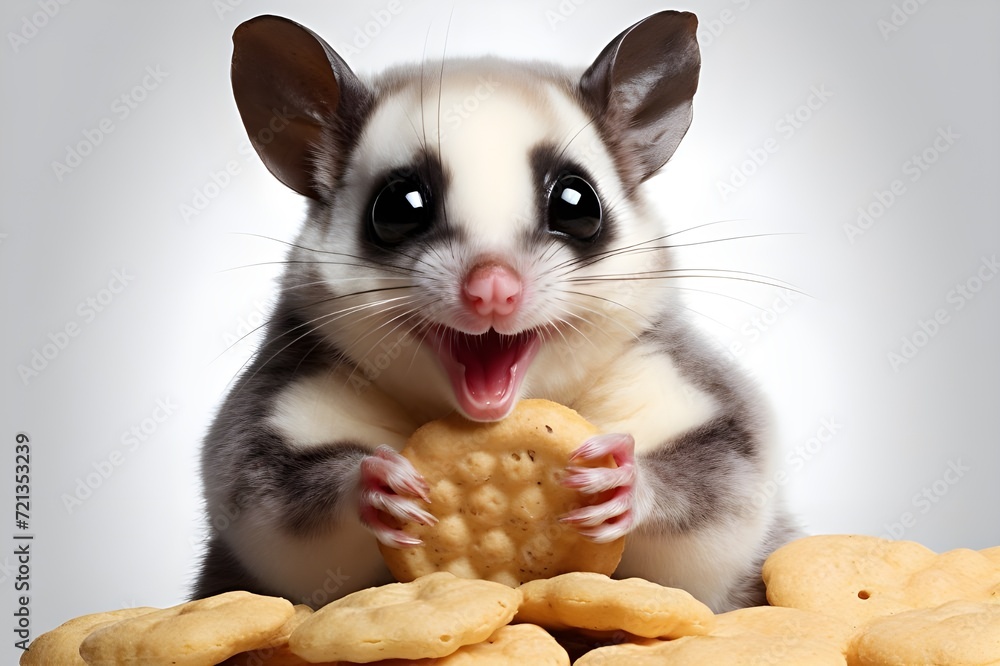 Sugar Rider is eating snacks. Sugar Rider is eating snacks.