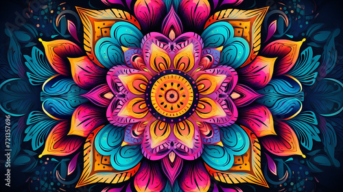 abstract flower pattern background