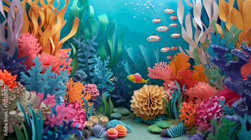 underwater paper craft 