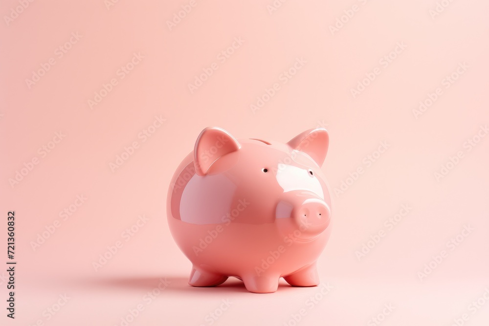 Pink Piggy Bank on Pink Background, Money Savings Tool for Financial Goals, Pink piggy bank for education and intuition savings and investment funds, AI Generated Pink Piggy Bank on Pink Background, Money Savings Tool for Financial Goals, Pink piggy bank for education and intuition savings and investment funds, AI Generated