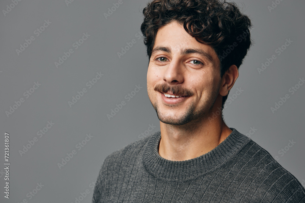 Background man face hipster fashion smile handsome copyspace portrait Background man face hipster fashion smile handsome copyspace portrait