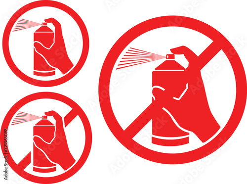 Do not spray paint, do not paint walls, or paint drawings in this area. and in public
