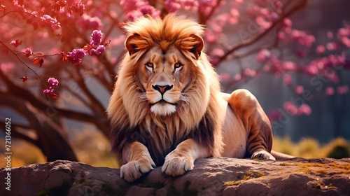 ion in the spring Embark on a visual safari with our    Lion in the Spring    image