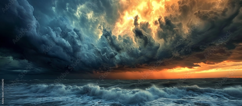 Capturing the Intense Storm Over the Majestic Horizon - Storm, Horizon, Storm, Horizon, Storm, Horizon