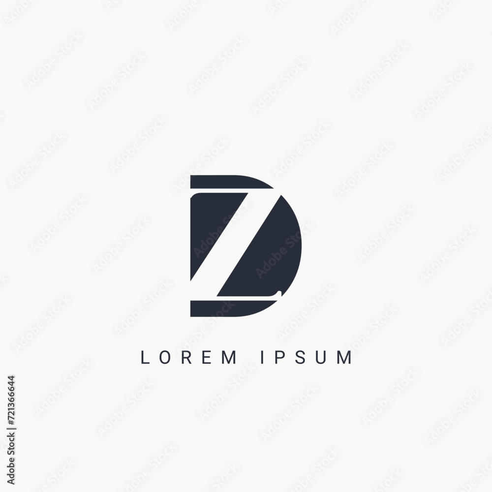 Initial DZ and ZD modern monogram and elegant logo design, Professional Letters Vector Icon Logo on background. Initial DZ and ZD modern monogram and elegant logo design, Professional Letters Vector Icon Logo on background.