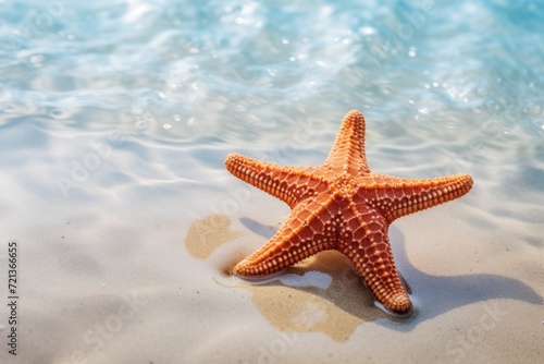 Starfish in the water