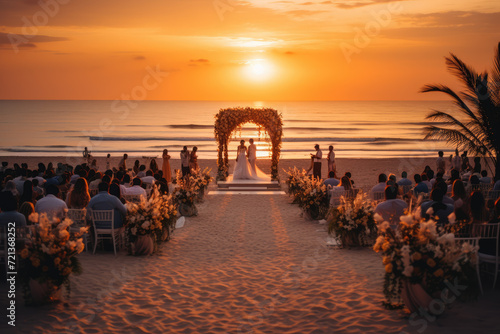 Fototapeta Naklejka Na Ścianę i Meble -  Luxury wedding ceremony