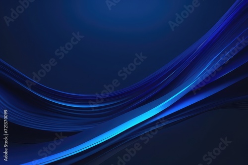 Premium Technology wave 3D background illustration. Ai generative