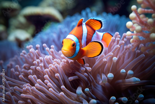 Anemone-a clown fish (Amphiprion percula)10